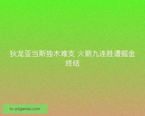 狄龙亚当斯独木难支 火箭九连胜遭掘金终结